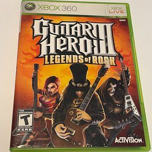 Guitar Hero III Legends of Rock Xbox 360 Complete in Box
